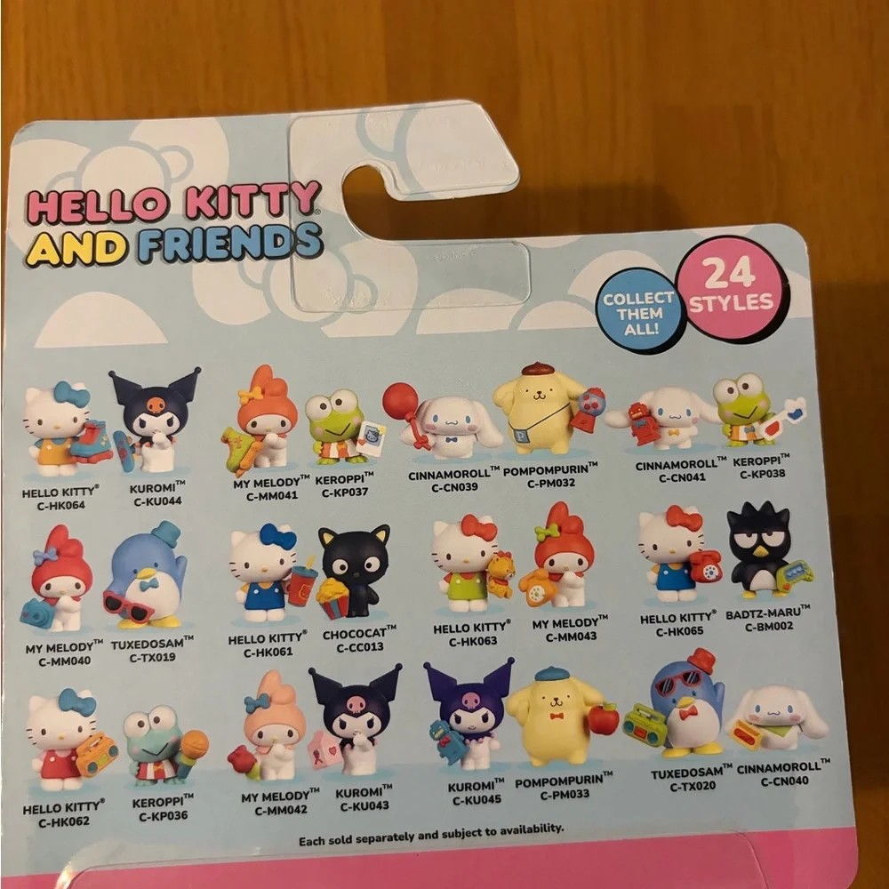 Hello Kitty & My Melody Figure Set - Pink, Red,‎ White